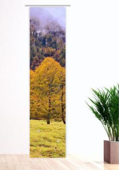Flächenvorhang Herbstfreuden Berge, Schiebevorhang, Schiebegardine, modern, 60 cm breit, 2,65 m hoch, 3 m hoch